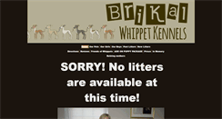Desktop Screenshot of dawnwhippets.com